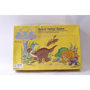 The Land Before Time, Great Valley Game, Pressman, Dinosaurs, Board Game